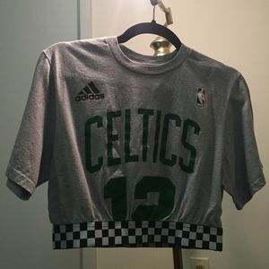 Boston Celtics crop top by Furst of a Kind at LF